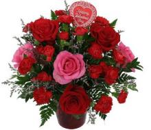 Roses and Carnations Vase Roses and Carnations Vase